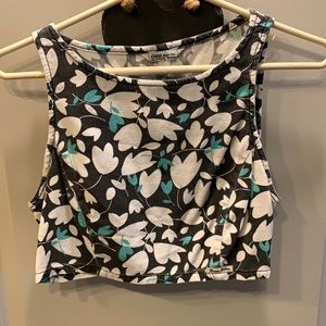 Guess Jeans Retro Floral Crop Top